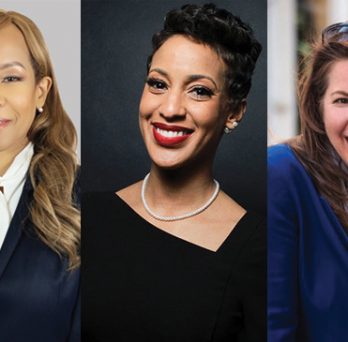 Suzan Morno Wade, Vice President of Human Resources at Xerox; Ciere Boatright, Vice President of Real Estate & Inclusion at Chicago Neighborhood Initiatives; ate O’Neill, CEO of KO Insights and author of “Tech Humanist.” 
