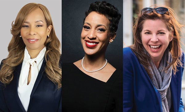 Suzan Morno Wade, Vice President of Human Resources at Xerox; Ciere Boatright, Vice President of Real Estate & Inclusion at Chicago Neighborhood Initiatives; ate O’Neill, CEO of KO Insights and author of “Tech Humanist.”