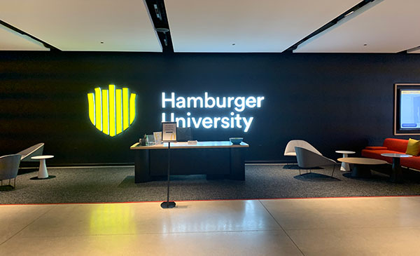 Lobby of Hamburger University