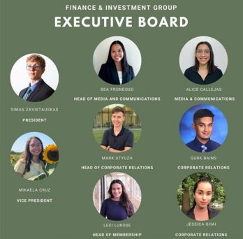 The UIC Finance & Investment Group (FIG) e-board members 