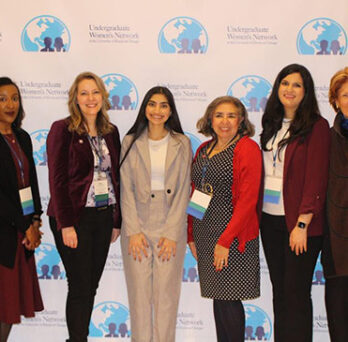 A group photo featuring guest speakers from the 2023 Women in Business Conference 