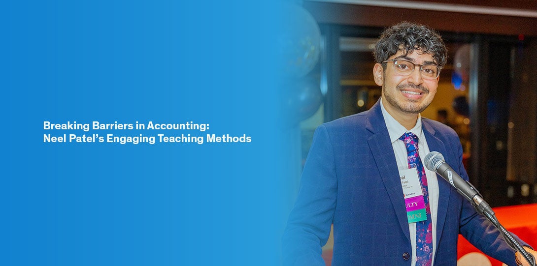 Neel Patel, Visiting Accounting Lecturer